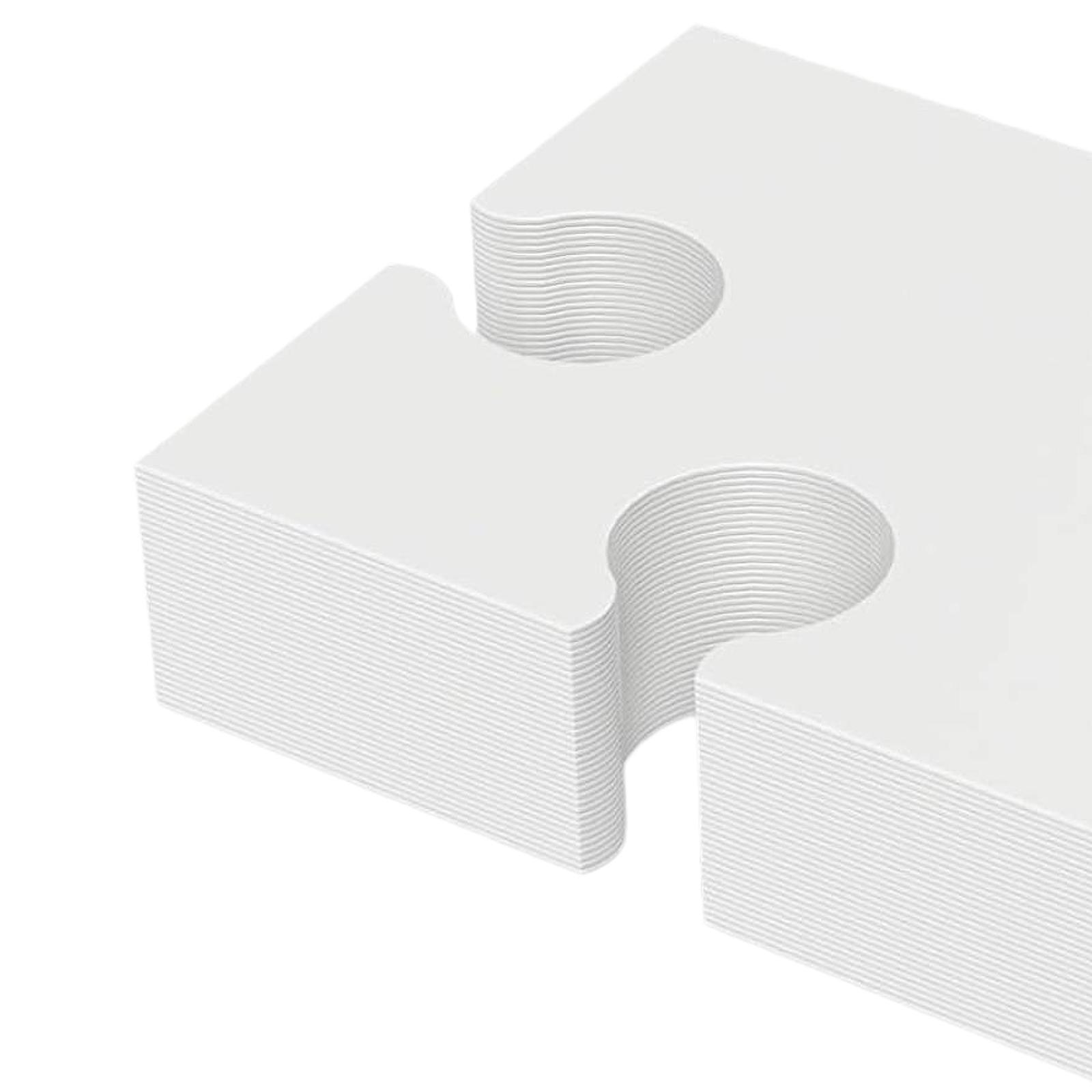 Puzzle Blank White - Białe, puste puzzle do rysowania, kartonowe