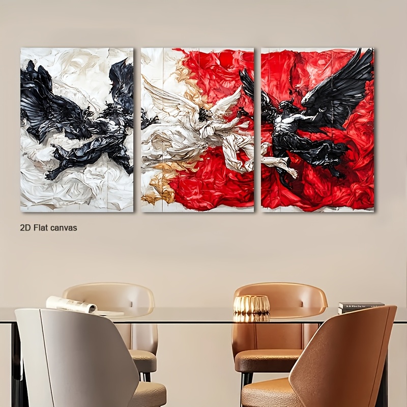 Canvas Wrap Ready - Bezramowe płótno 3-częściowe z ramą -