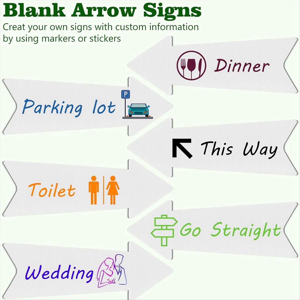 (AIMA) Słupki z strzałkami kie – Yard Sign Blank recenzja i cena