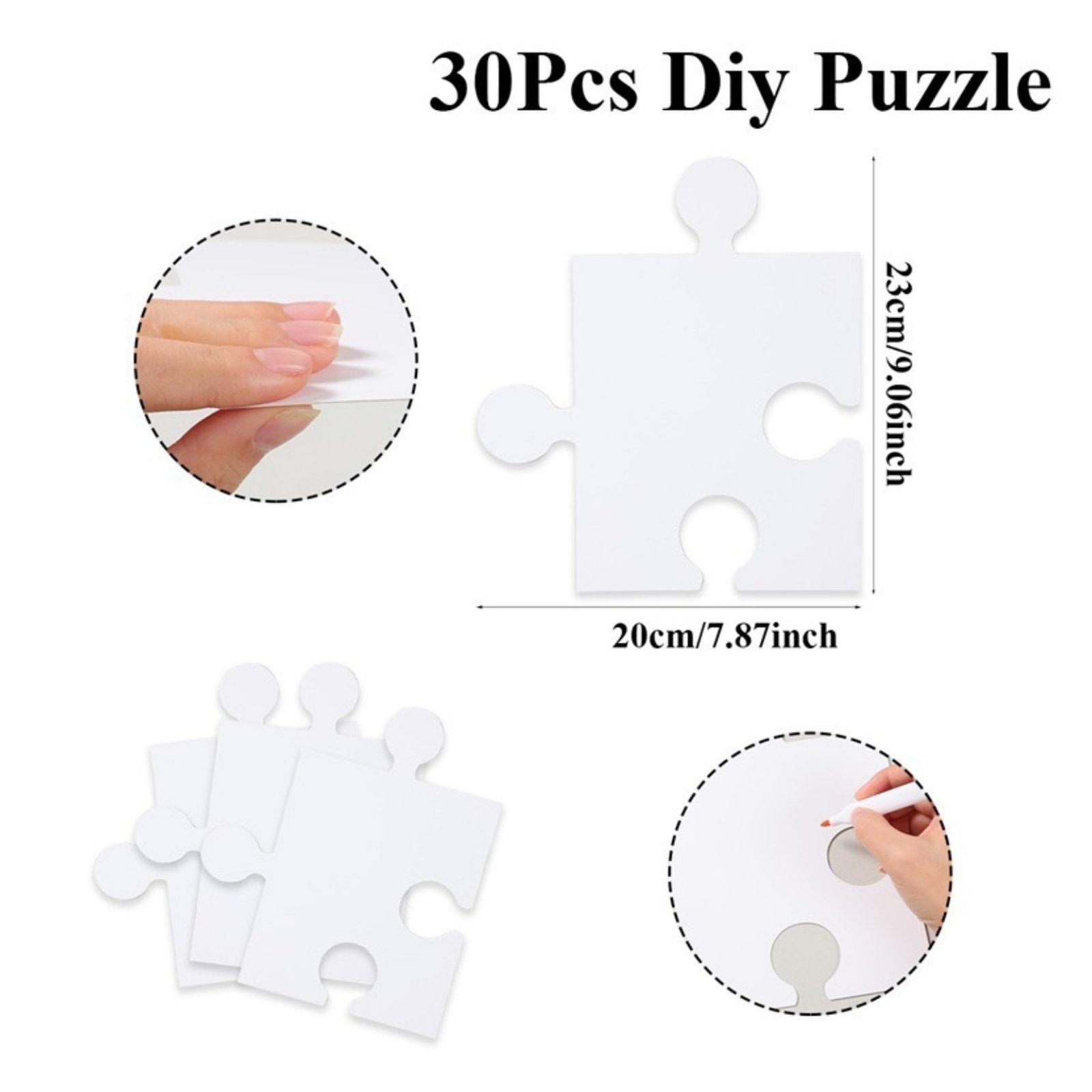 Białe, puste puzzle do rysowan – Puzzle Blank White recenzja i cena