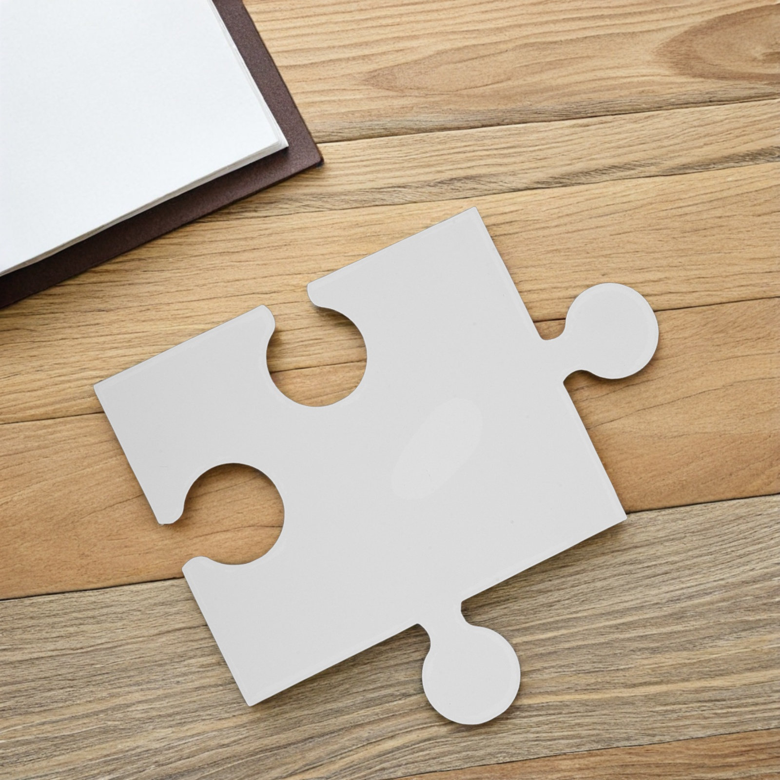 60 sztuk dużych pustych puzzli – Puzzle Blank White recenzja i cena