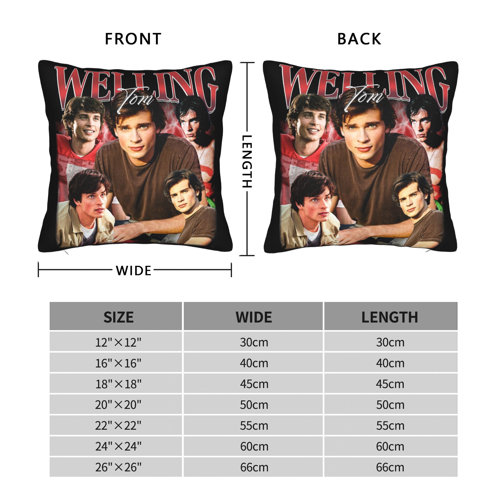 Poszewka na poduszkę Vintage W – Pillow Cover Sublimation recenzja i cena