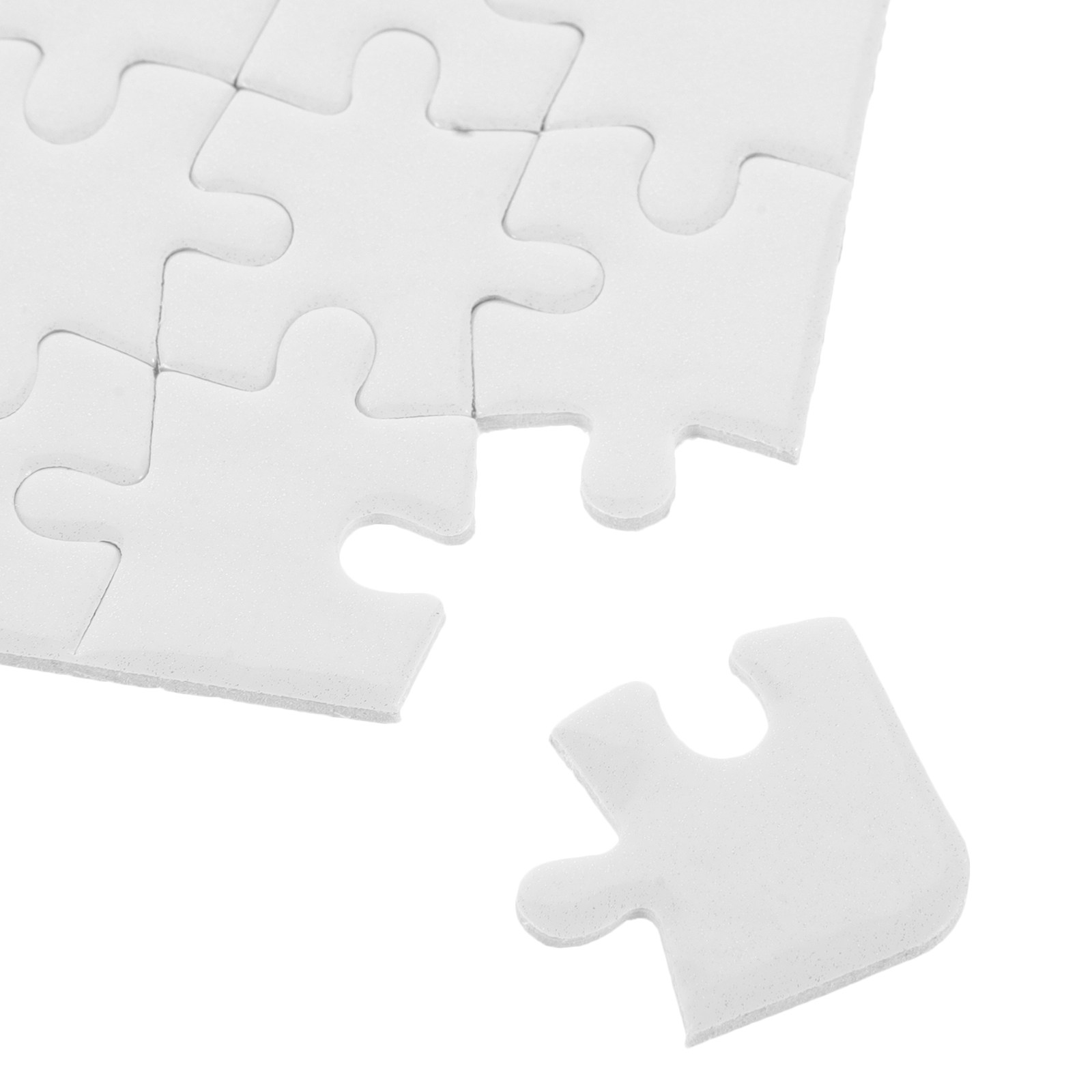 4 arkusze pustych puzzli, biał – Puzzle Blank White recenzja i cena